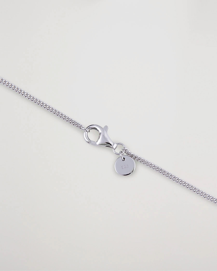 Men | Jewellery | Tom Wood | Curb Chain Slim Necklace Silver