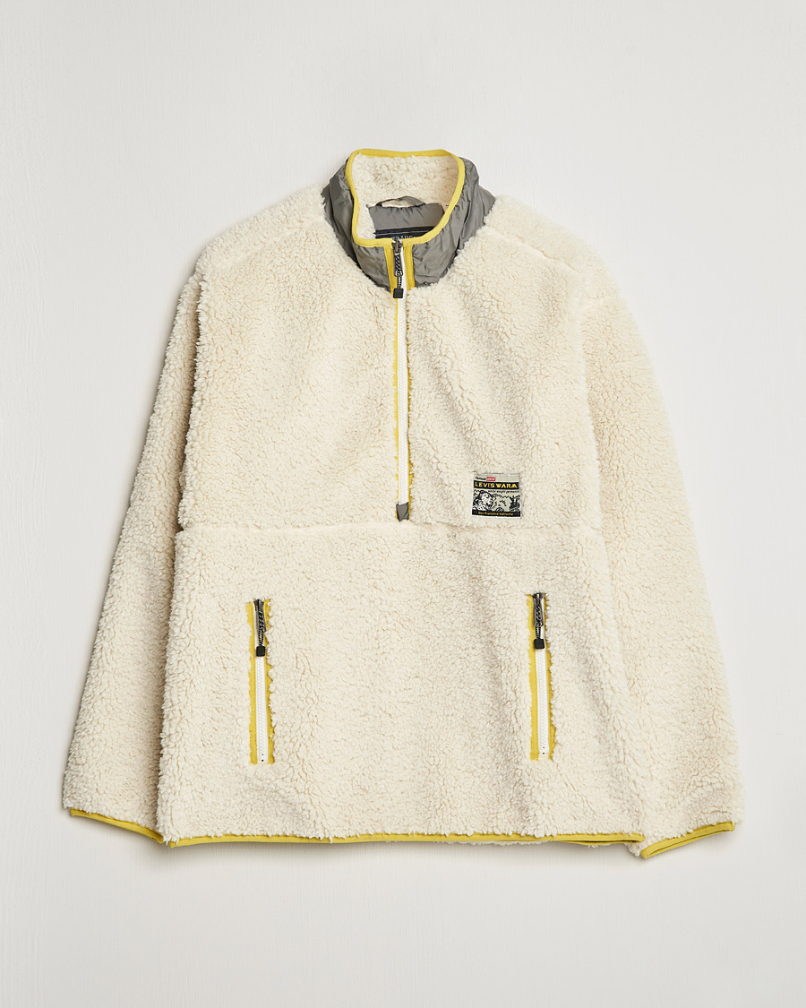 Men | Sweaters & Knitwear | Levi's | Lakeside Mock Neck Jacket Natural