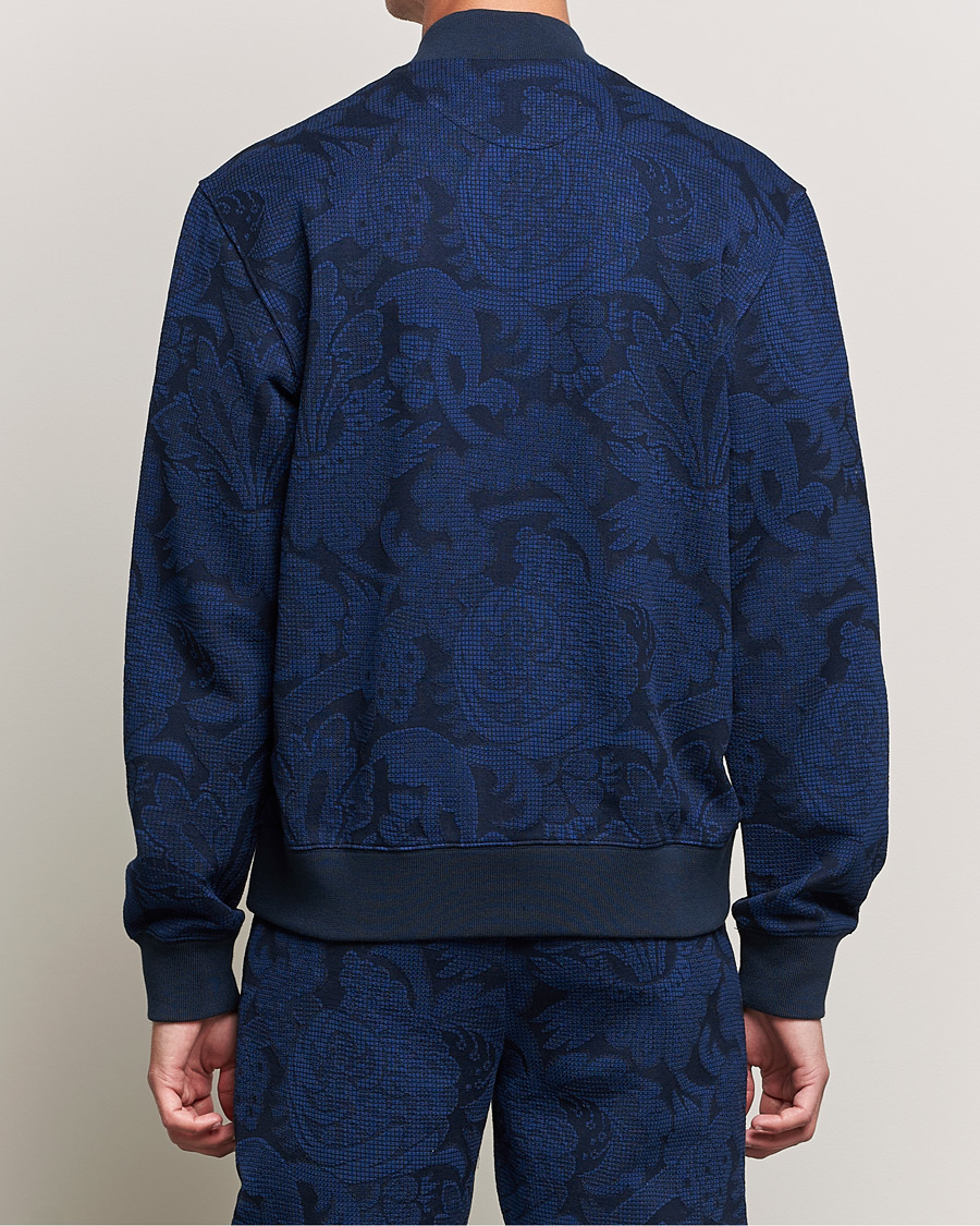 Men | Sweaters & Knitwear | Etro | Printed Bomber Sweat Navy