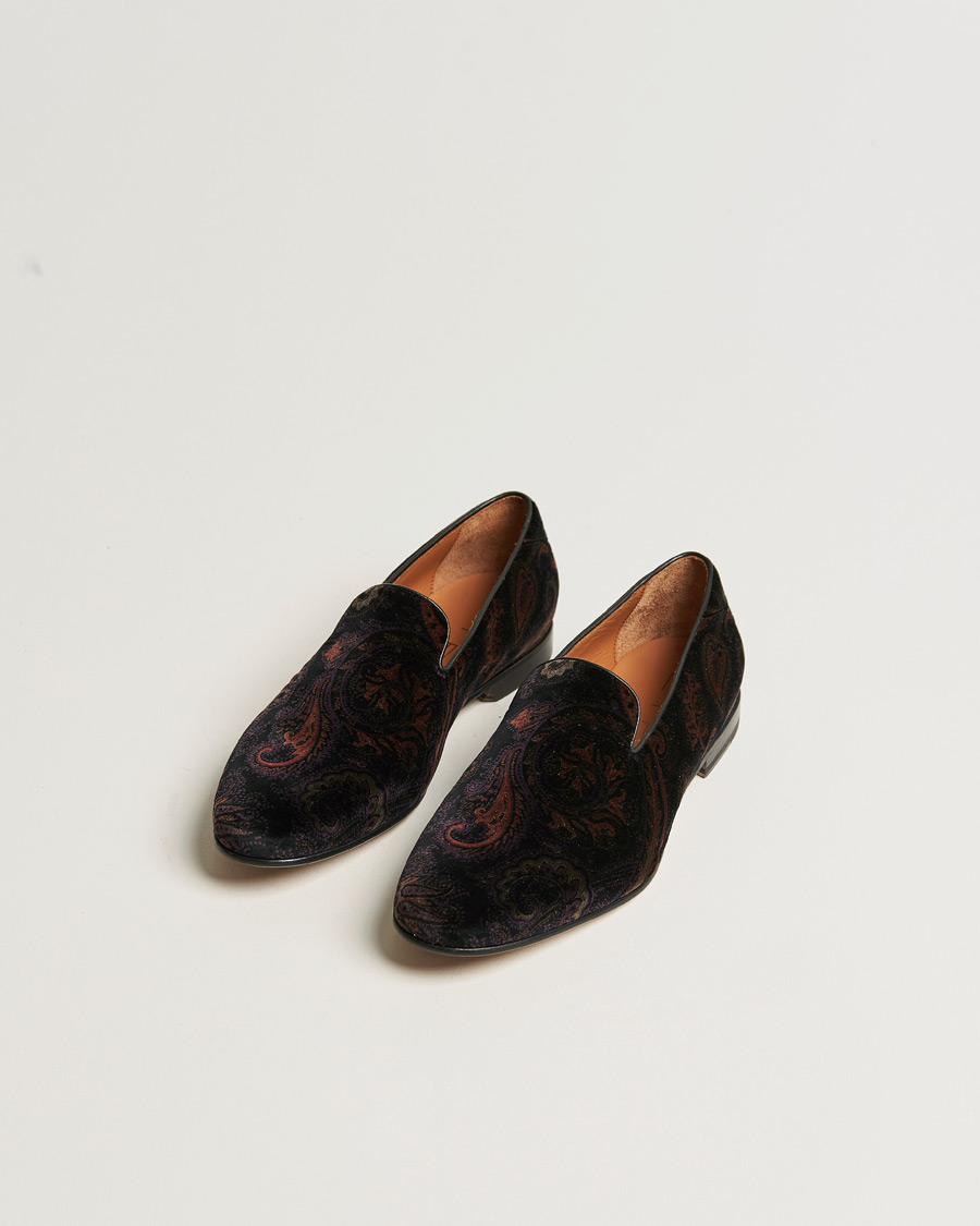 Men | Etro Printed Slippers Black | Etro | Printed Slippers Black