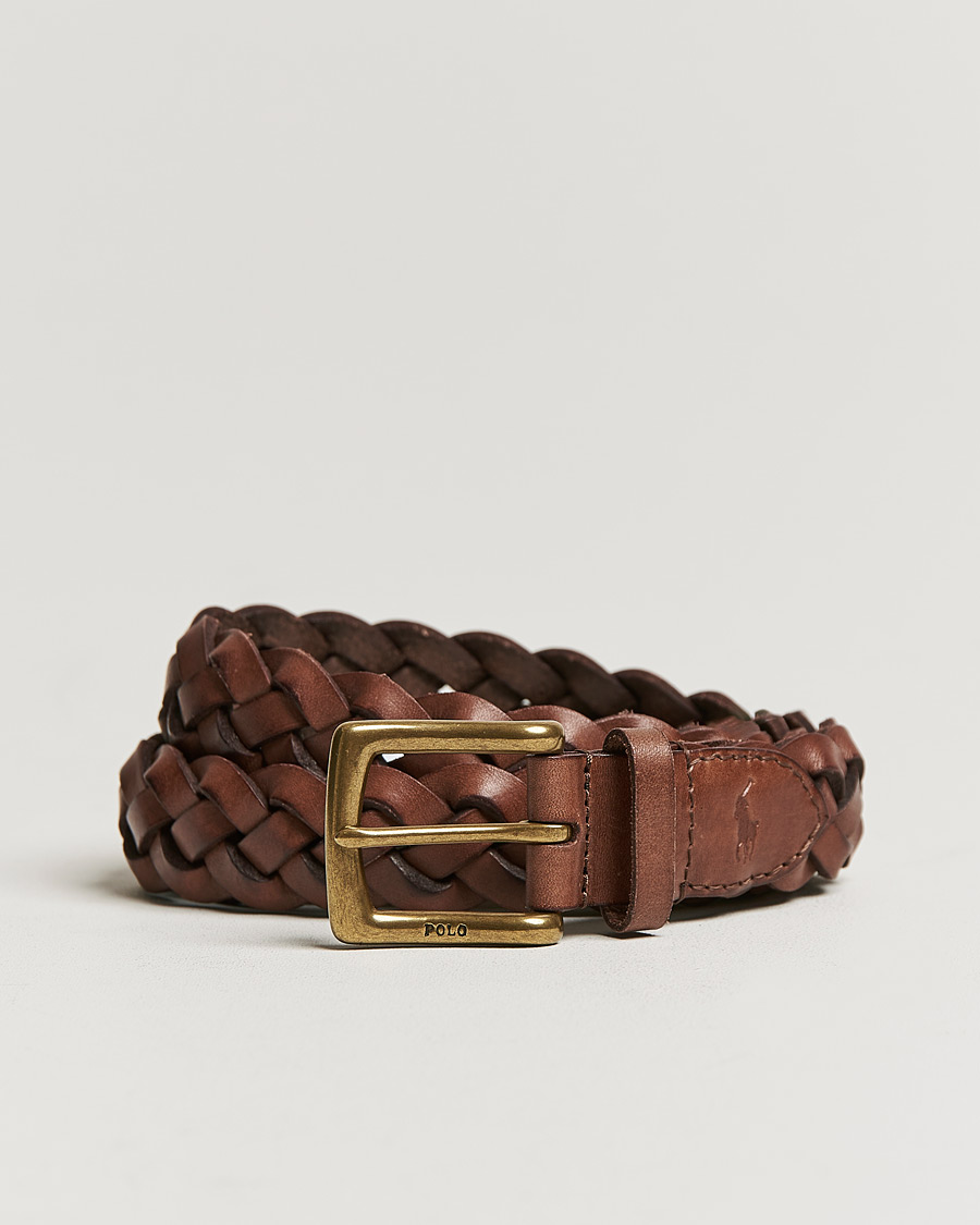 Men | Polo Ralph Lauren Wide Braided Belt Polo Brown | Polo Ralph Lauren | Wide Braided Belt Polo Brown