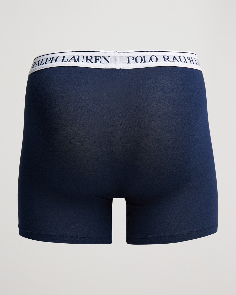 Men | Underwear & Socks | Polo Ralph Lauren | 3-Pack Boxer Brief Navy/White/Navy Pony