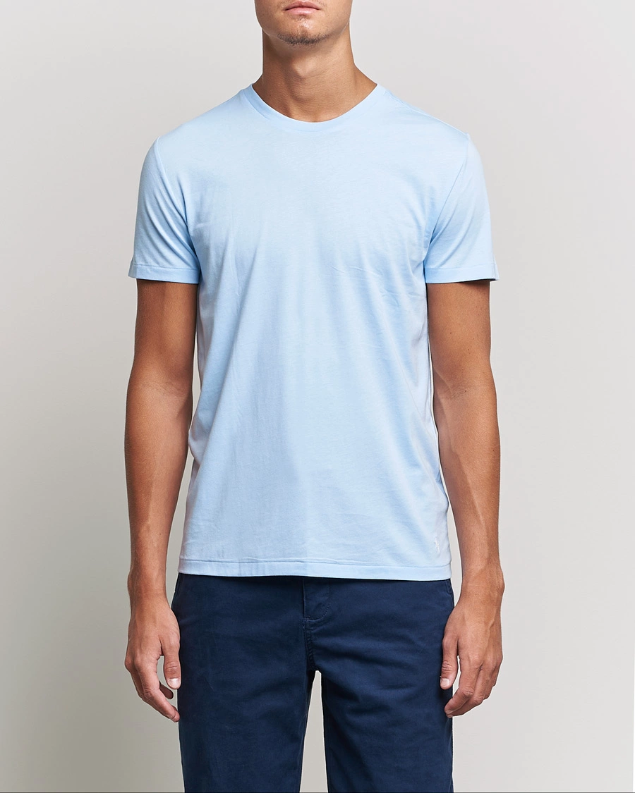 Men | T-Shirts | Polo Ralph Lauren | 3-Pack Crew Neck T-Shirt Navy/Light Navy/Elite Blue