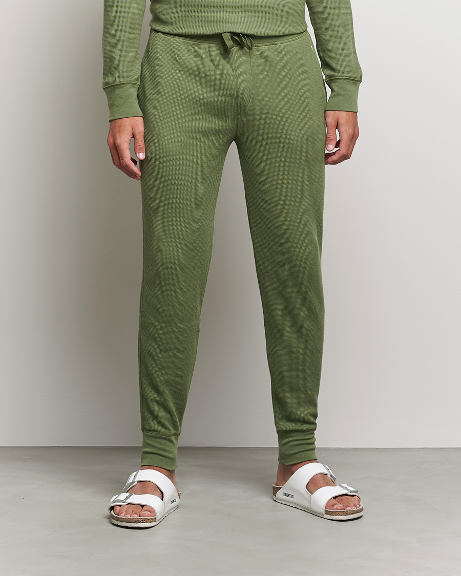 Men | Trousers | Polo Ralph Lauren | Waffle Sweat Pants Army Olive