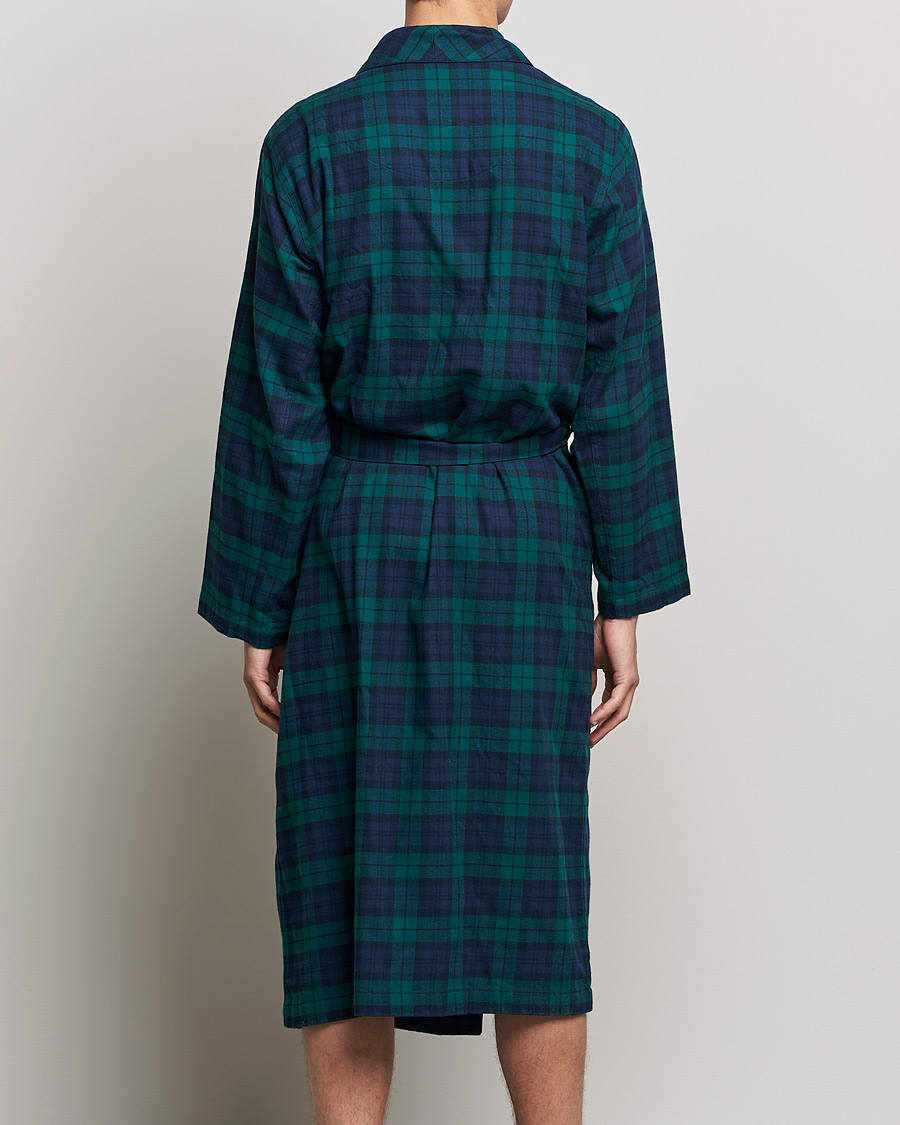 Men | Pyjamas & Robes | Polo Ralph Lauren | Flannel Checked Robe Blackwatch