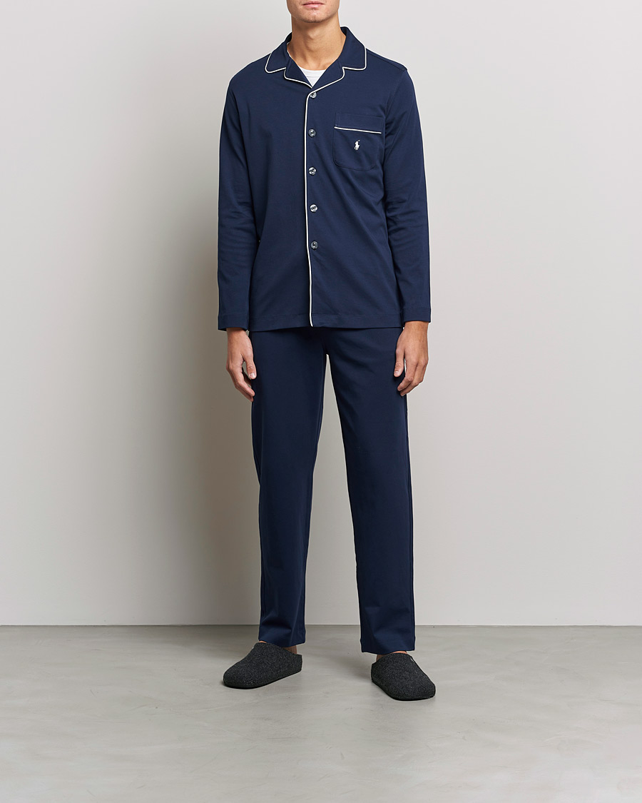 Men | Pyjamas & Robes | Polo Ralph Lauren | Cotton Pyjama Set Cruise Navy