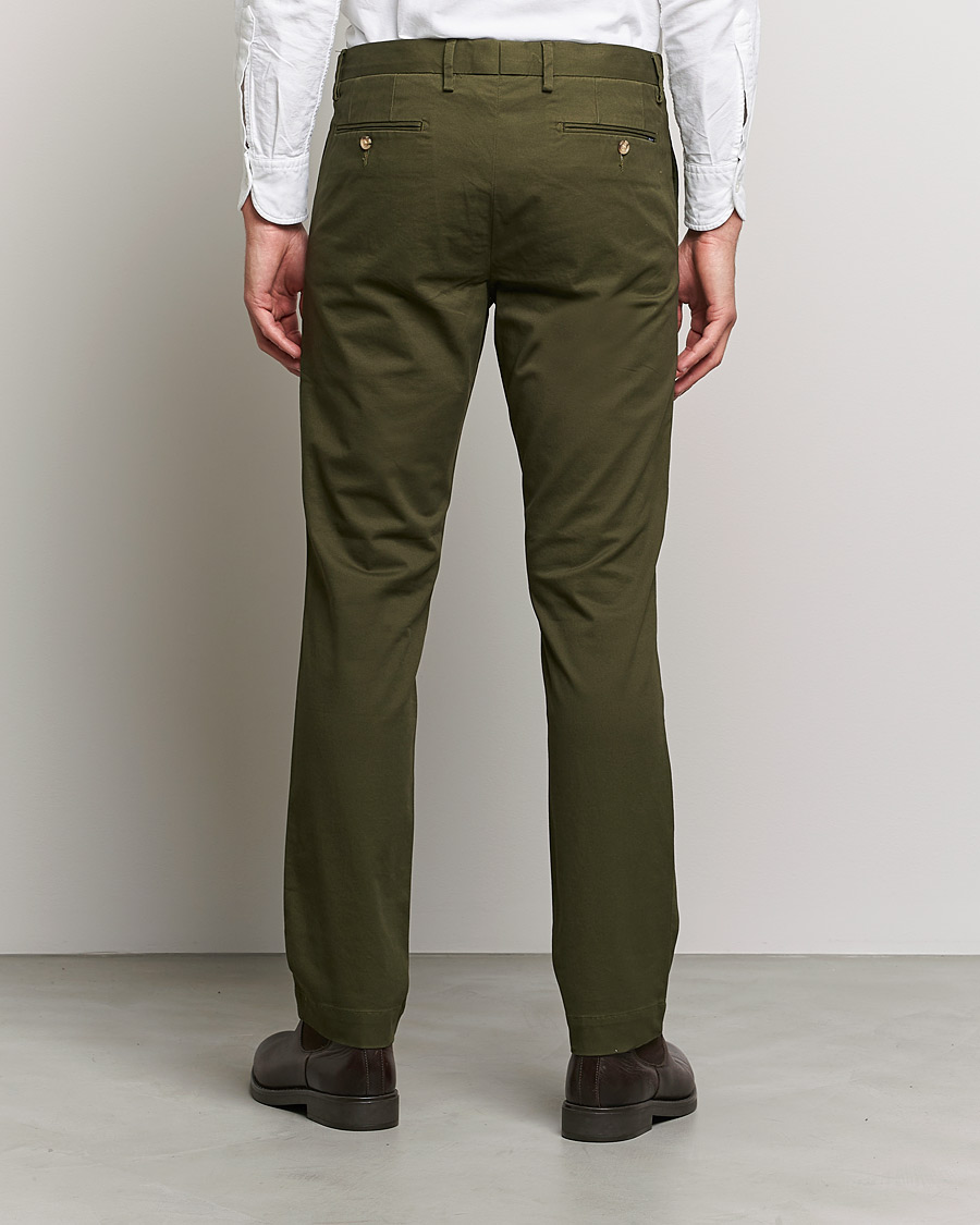 Men | Trousers | Polo Ralph Lauren | Slim Fit Stretch Chinos Armadillo Green