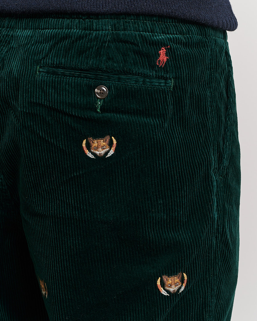 Men | Trousers | Polo Ralph Lauren | Prepster Corduroy Printed Fox Pants College Green