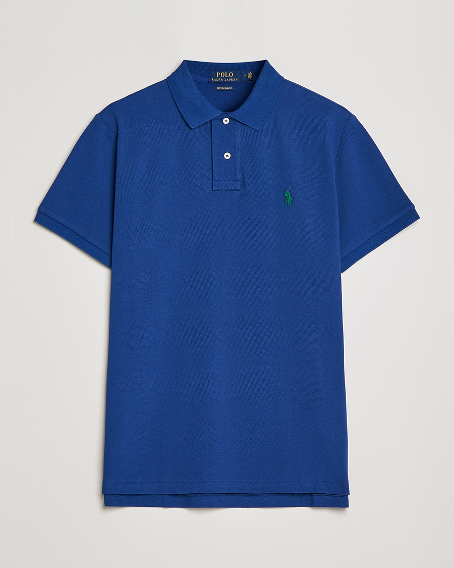 Men | Polo Shirts | Polo Ralph Lauren | Custom Slim Fit Polo Harrison Blue
