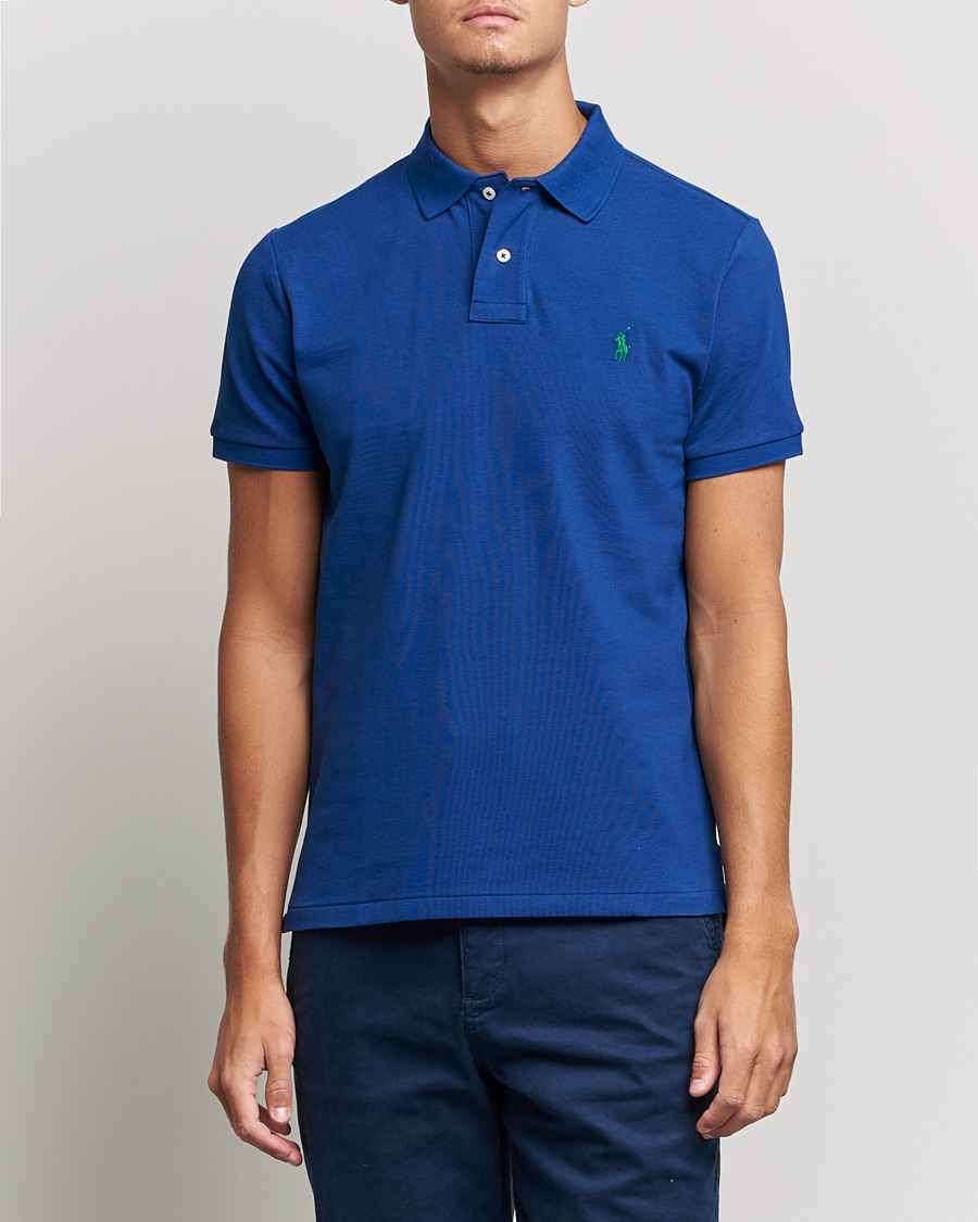 Men | Polo Shirts | Polo Ralph Lauren | Custom Slim Fit Polo Harrison Blue
