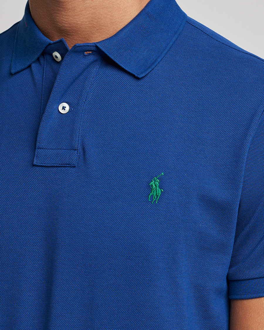 Men | Polo Shirts | Polo Ralph Lauren | Custom Slim Fit Polo Harrison Blue