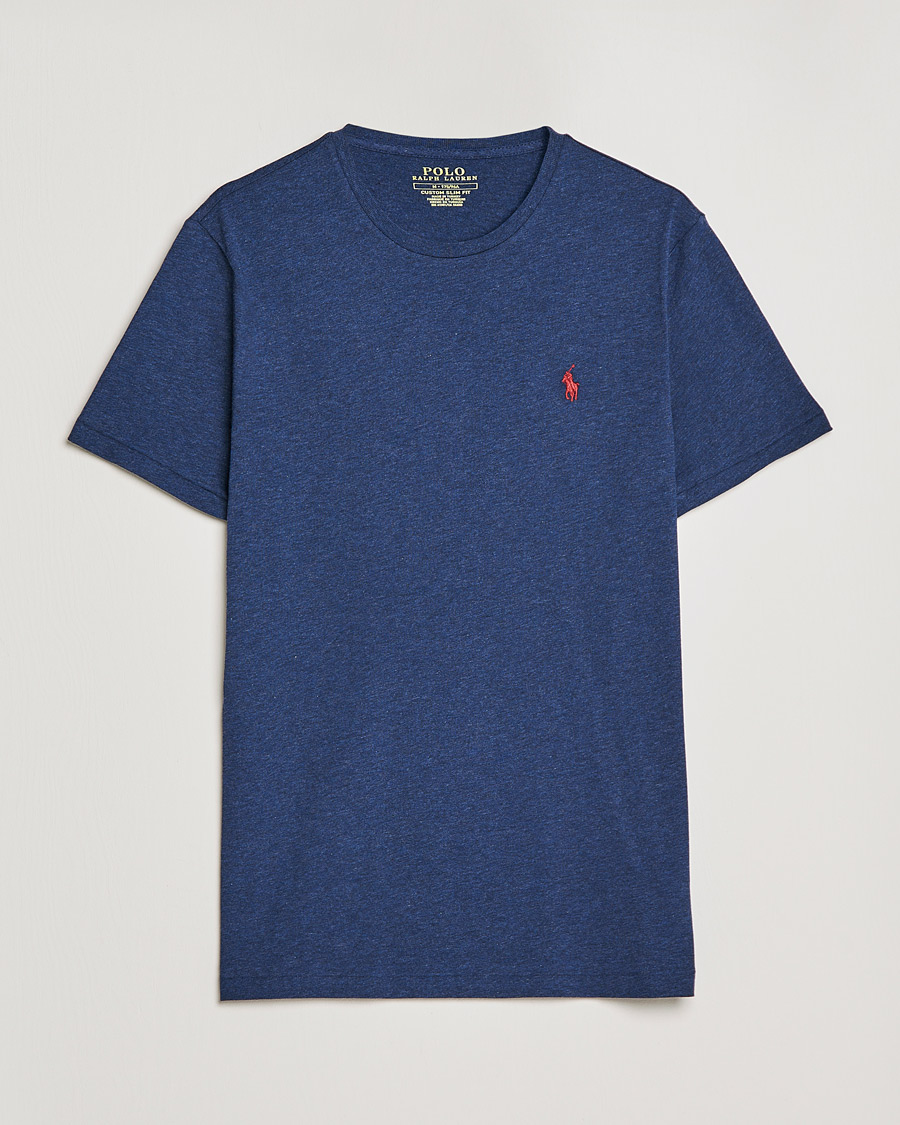 Men | T-Shirts | Polo Ralph Lauren | Crew Neck T-Shirt Spring Navy Heather