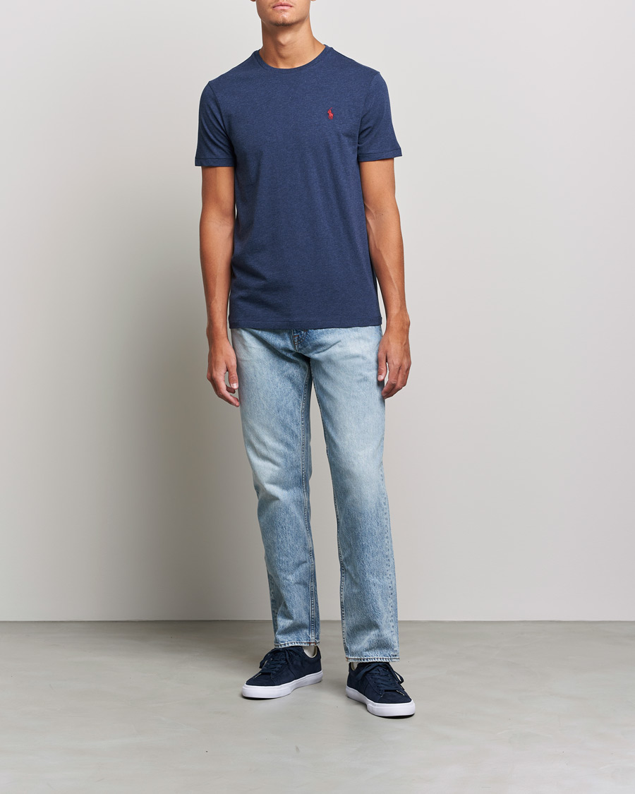 Men | T-Shirts | Polo Ralph Lauren | Crew Neck T-Shirt Spring Navy Heather