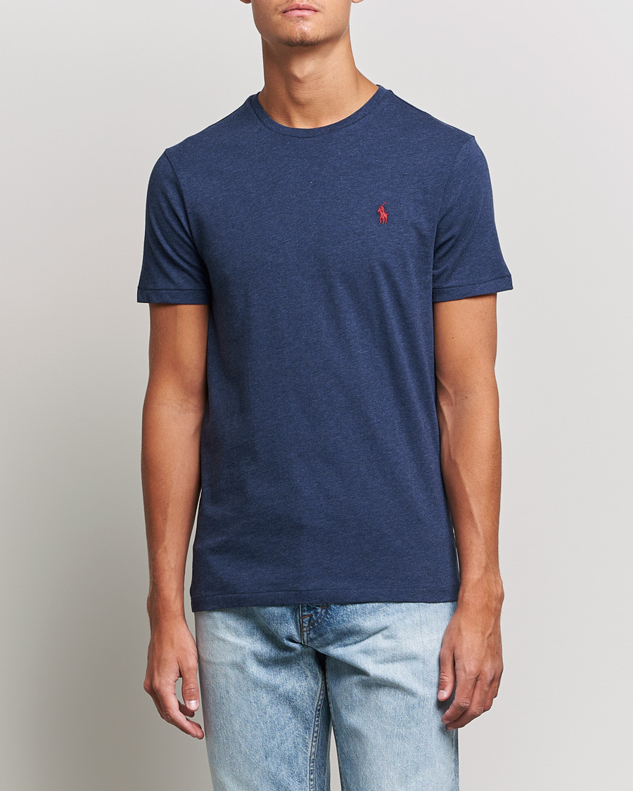 Men | T-Shirts | Polo Ralph Lauren | Crew Neck T-Shirt Spring Navy Heather
