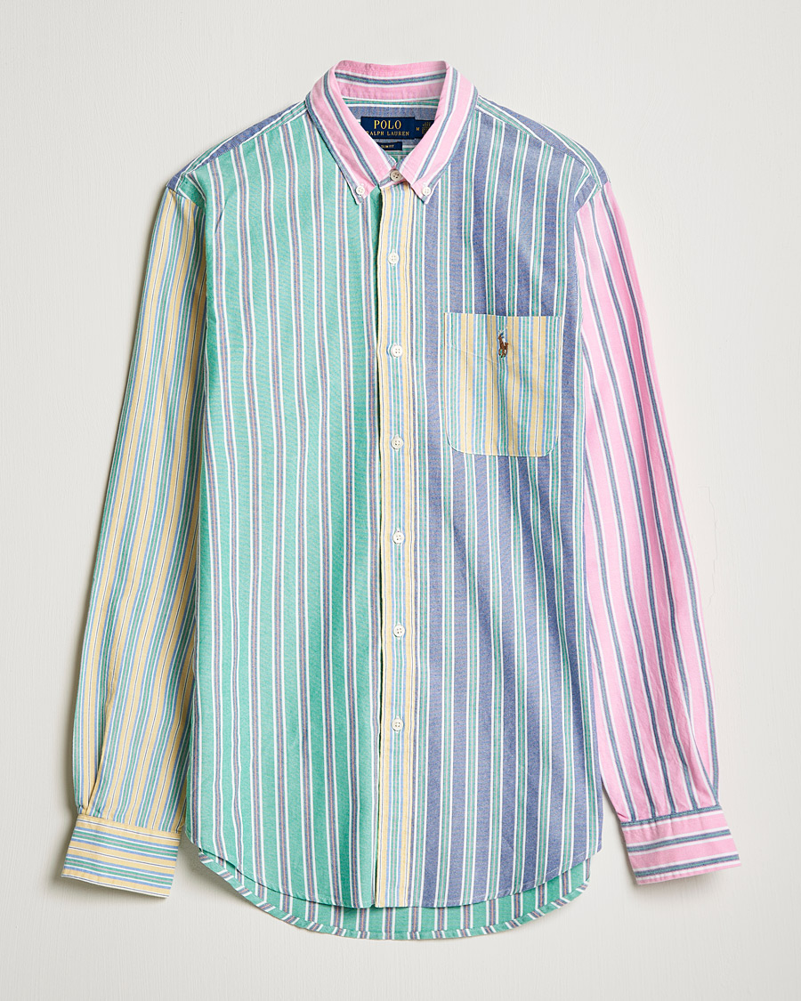 Men | Shirts | Polo Ralph Lauren | Slim Fit Oxford Striped Fun Shirt Multi