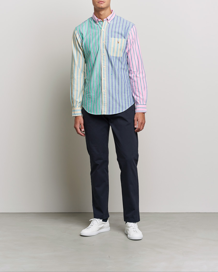 Men | Shirts | Polo Ralph Lauren | Slim Fit Oxford Striped Fun Shirt Multi