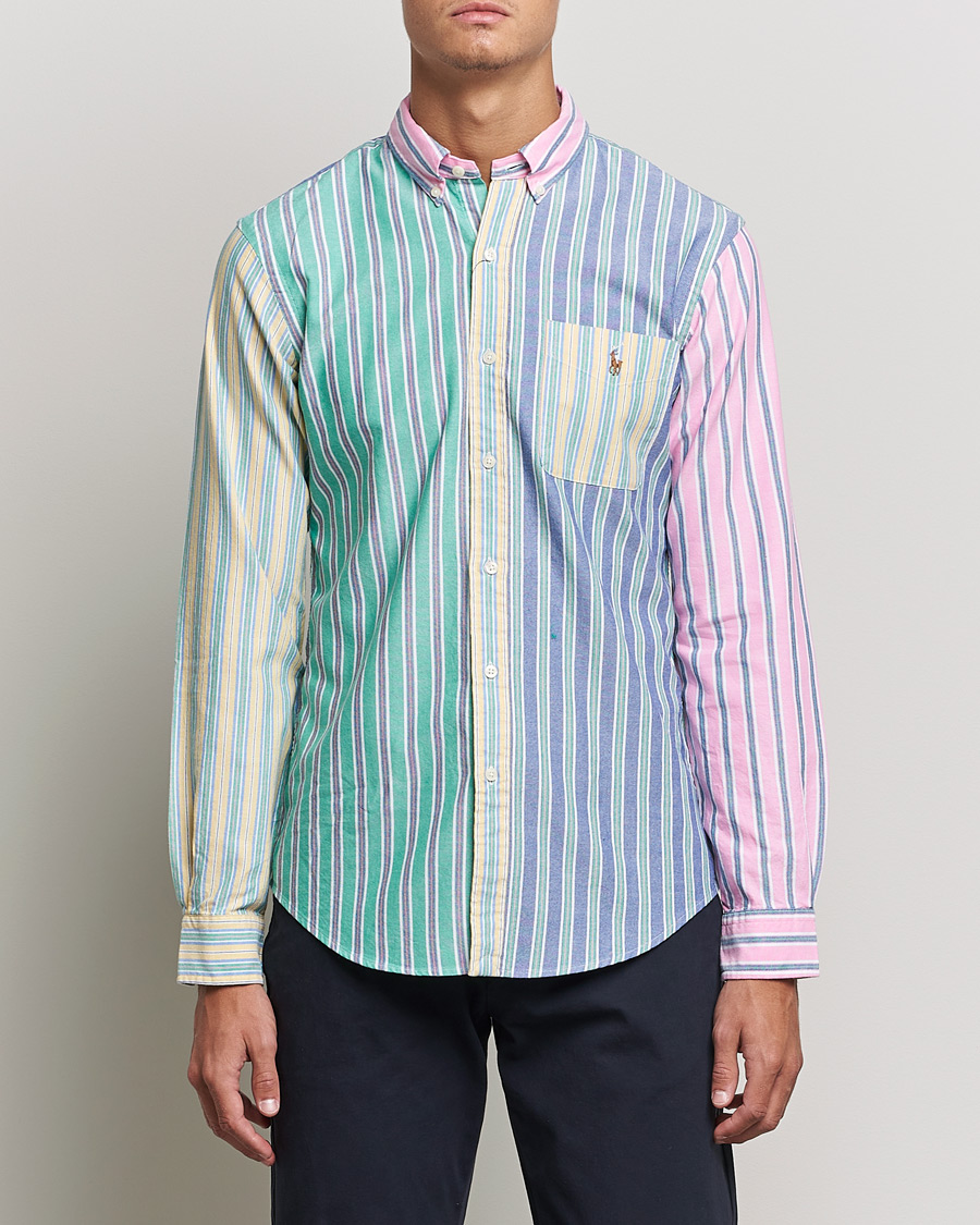 Men | Shirts | Polo Ralph Lauren | Slim Fit Oxford Striped Fun Shirt Multi