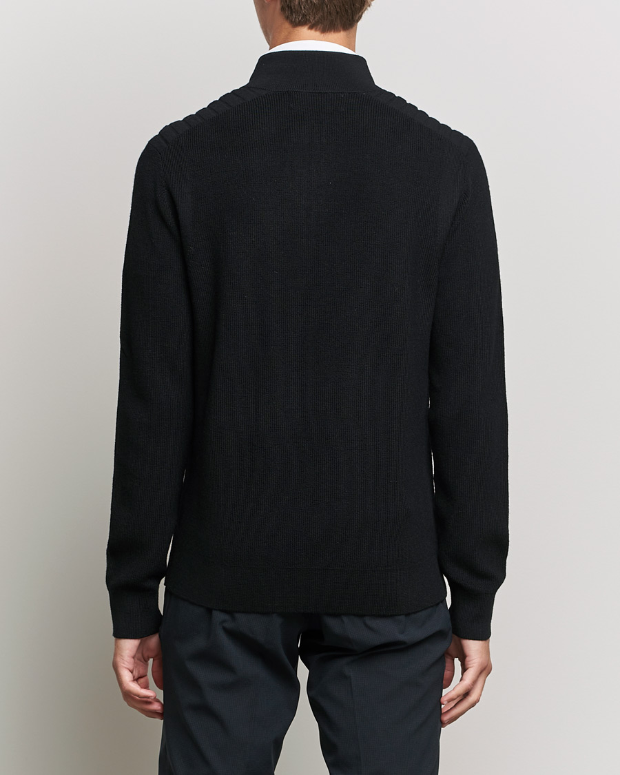 Men | Sweaters & Knitwear | RLX Ralph Lauren | Merino Half Zip Sweater Black