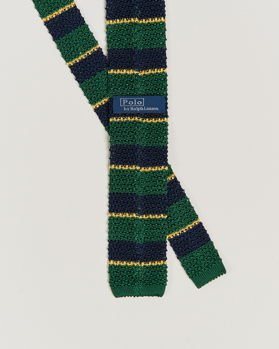 Men | Ties | Polo Ralph Lauren | Polo Ralph LaurenRegim Knitted TieGreen/Navy/Gold