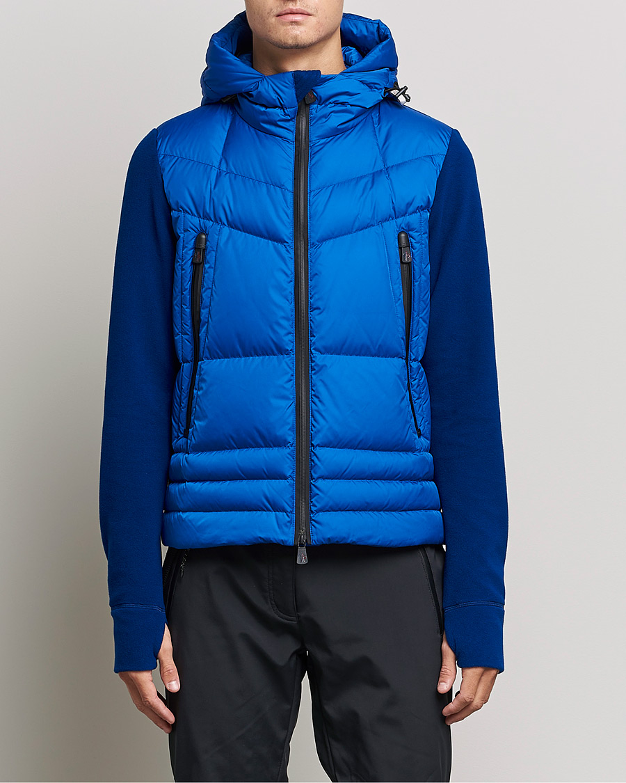 Men | Coats & Jackets | Moncler Grenoble | Padded Full Zip Sweater Dark Blue