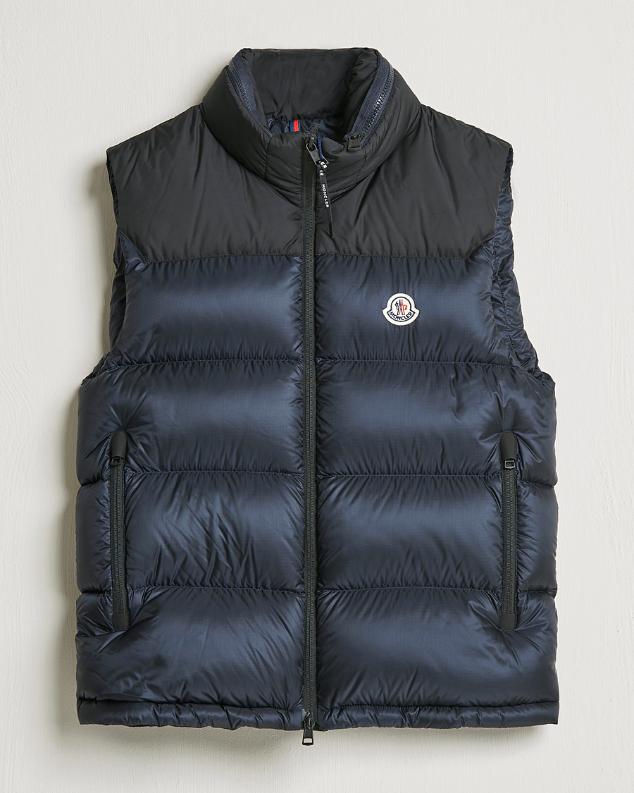 Men | Coats & Jackets | Moncler | Ophrys Down Vest Black/Navy