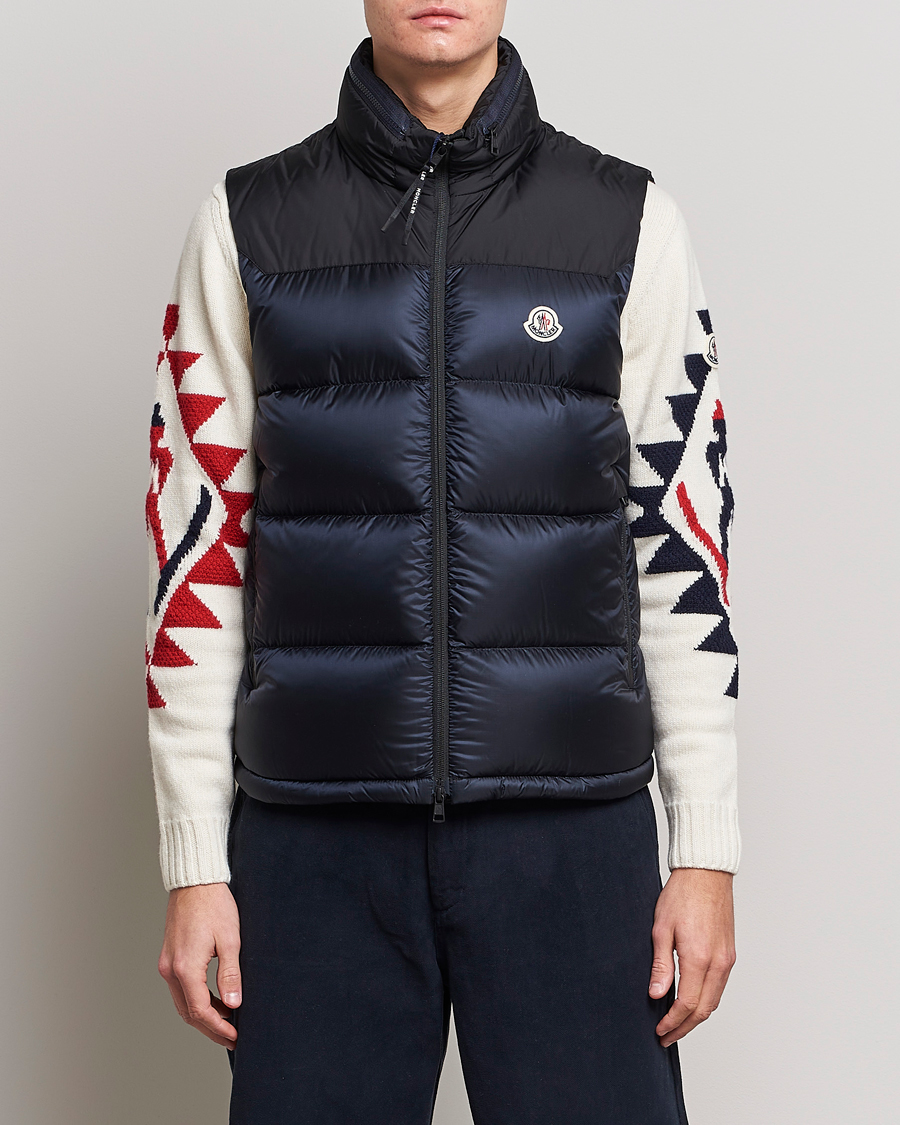 Men | Coats & Jackets | Moncler | Ophrys Down Vest Black/Navy