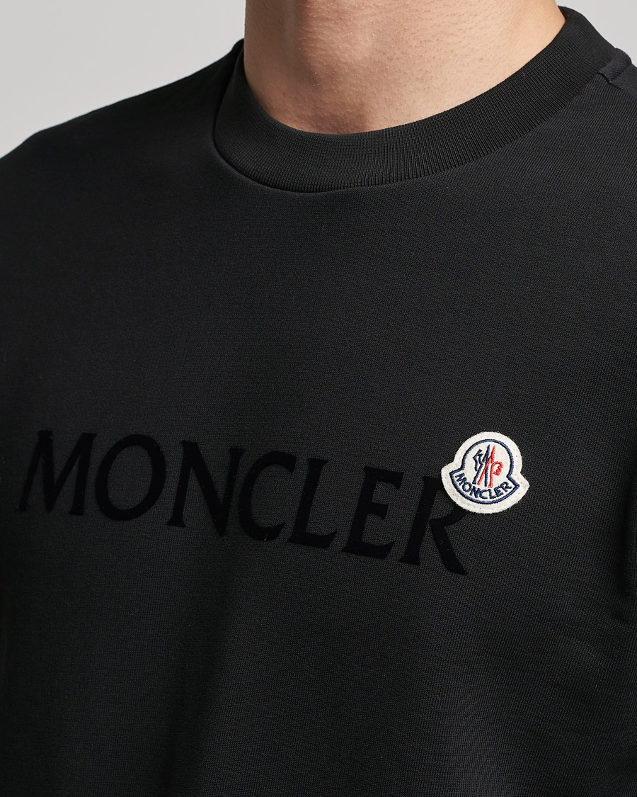 Men | Sweaters & Knitwear | Moncler | Logo Patch Sweatshirt Black