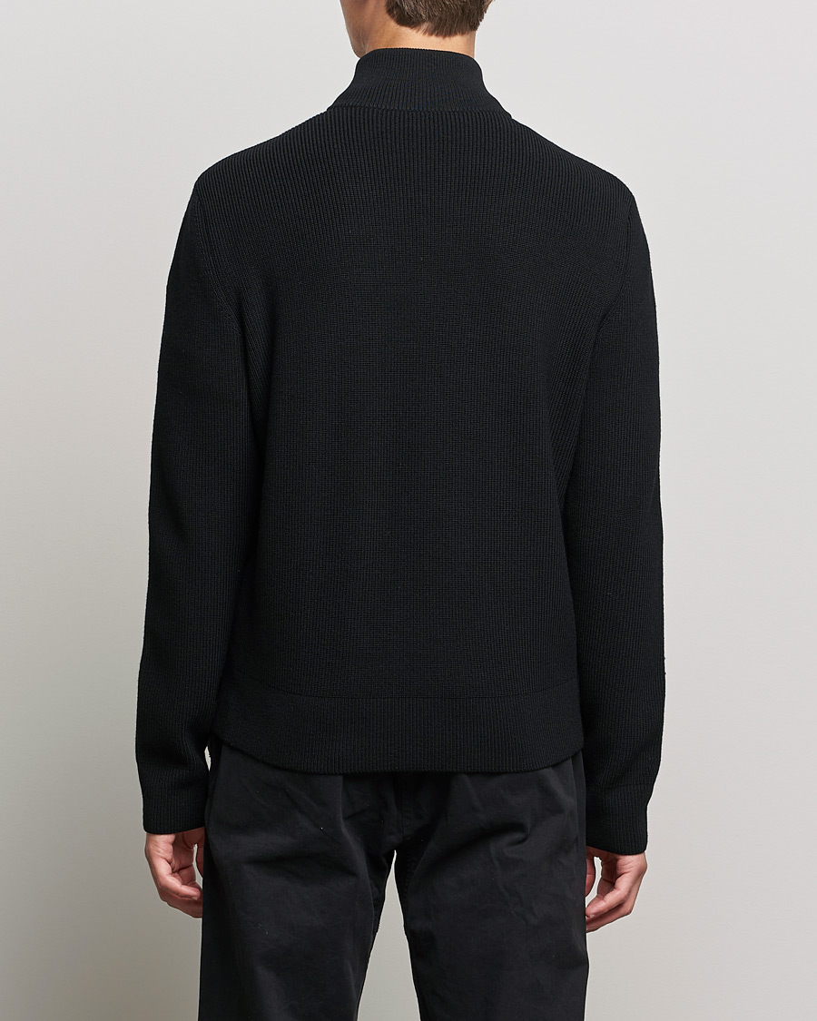 Men | Sweaters & Knitwear | Moncler | Zip Down Cardigan Black