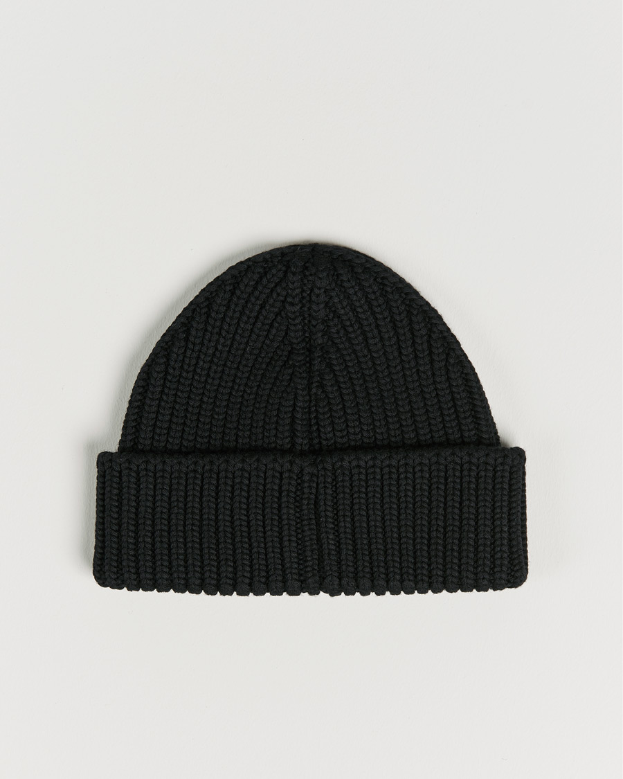 Men | Moncler Tonal Logo Beanie Black | Moncler | Tonal Logo Beanie Black