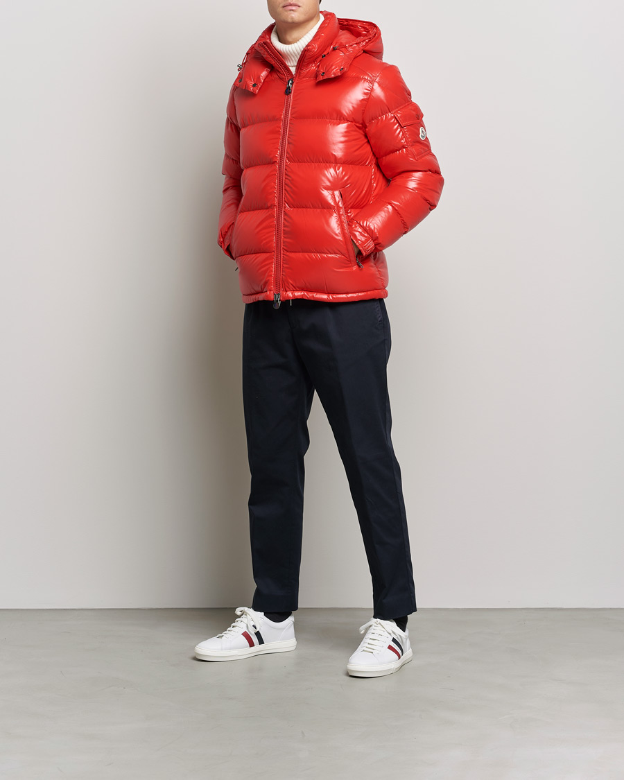 Men | Coats & Jackets | Moncler | Maya Down Jacket Red