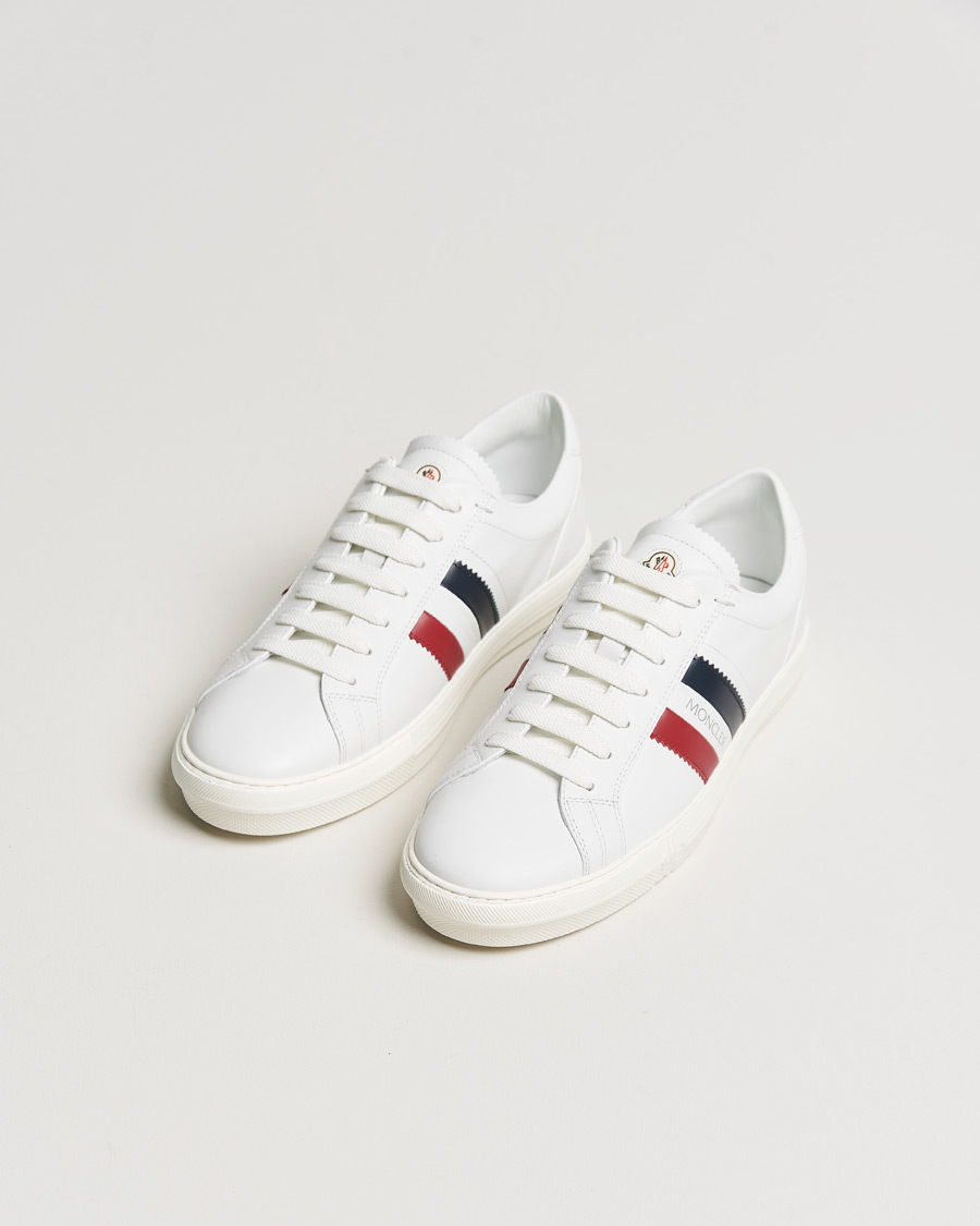 Men | Moncler Monaco Low Top Sneakers White | Moncler | Monaco Low Top Sneakers White