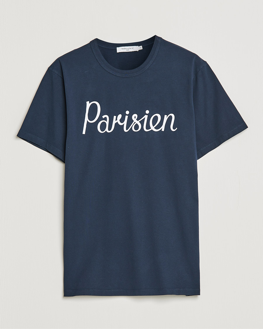 Men | T-Shirts | Maison Kitsuné | Parisien Tee Navy