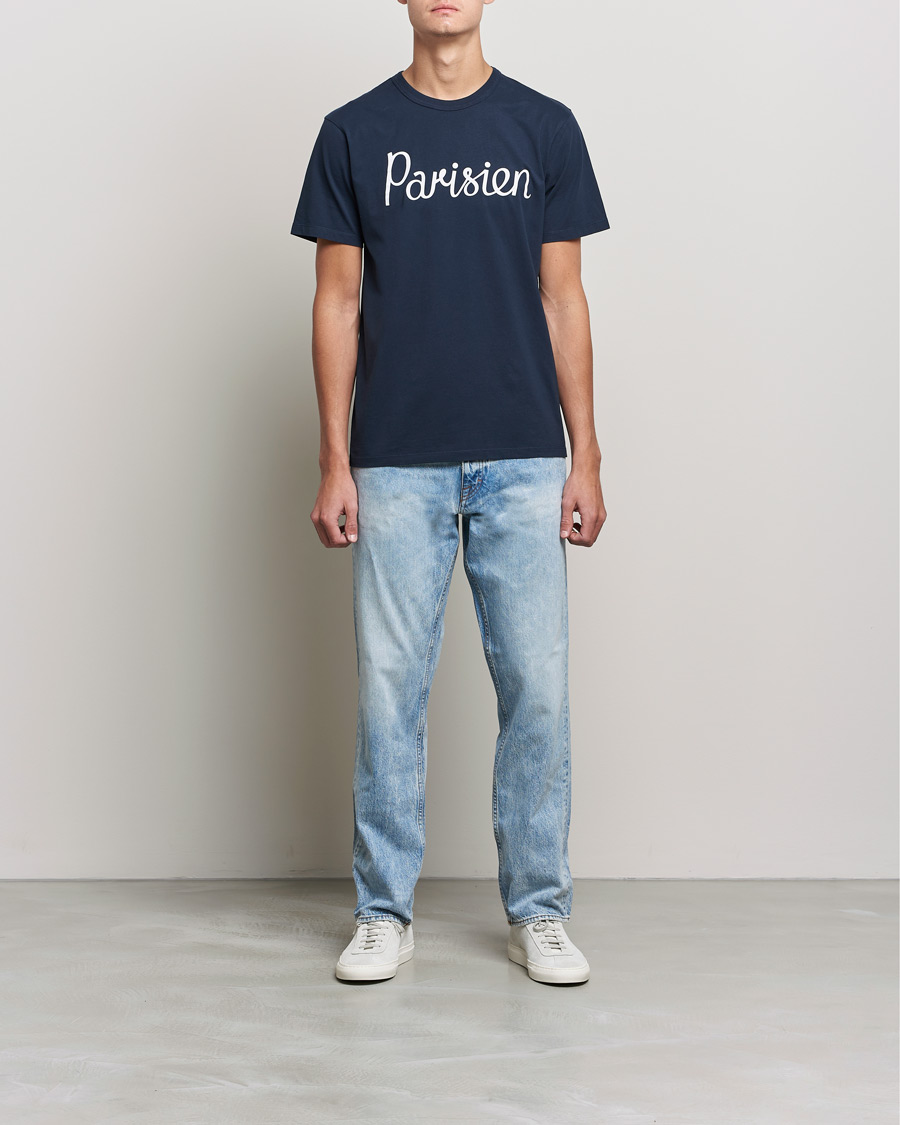 Men | T-Shirts | Maison Kitsuné | Parisien Tee Navy