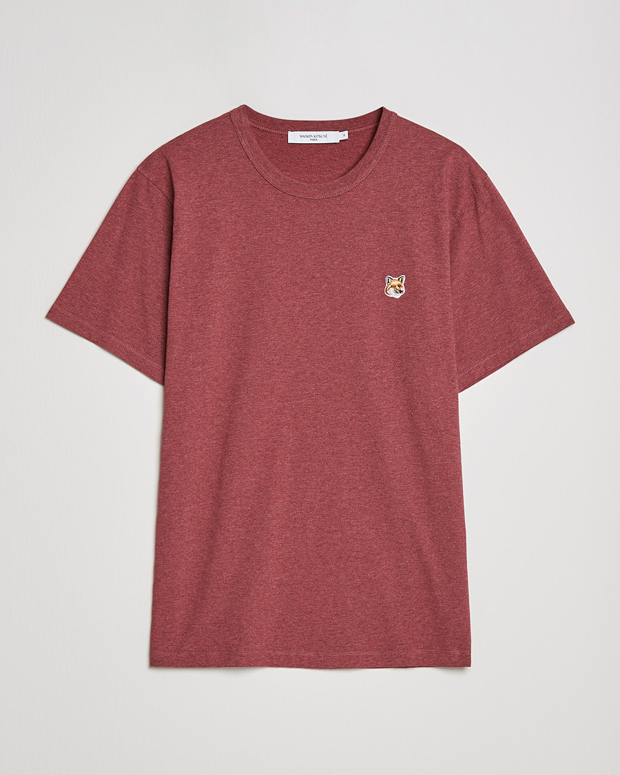 Men | T-Shirts | Maison Kitsuné | Fox Head Tee Wine