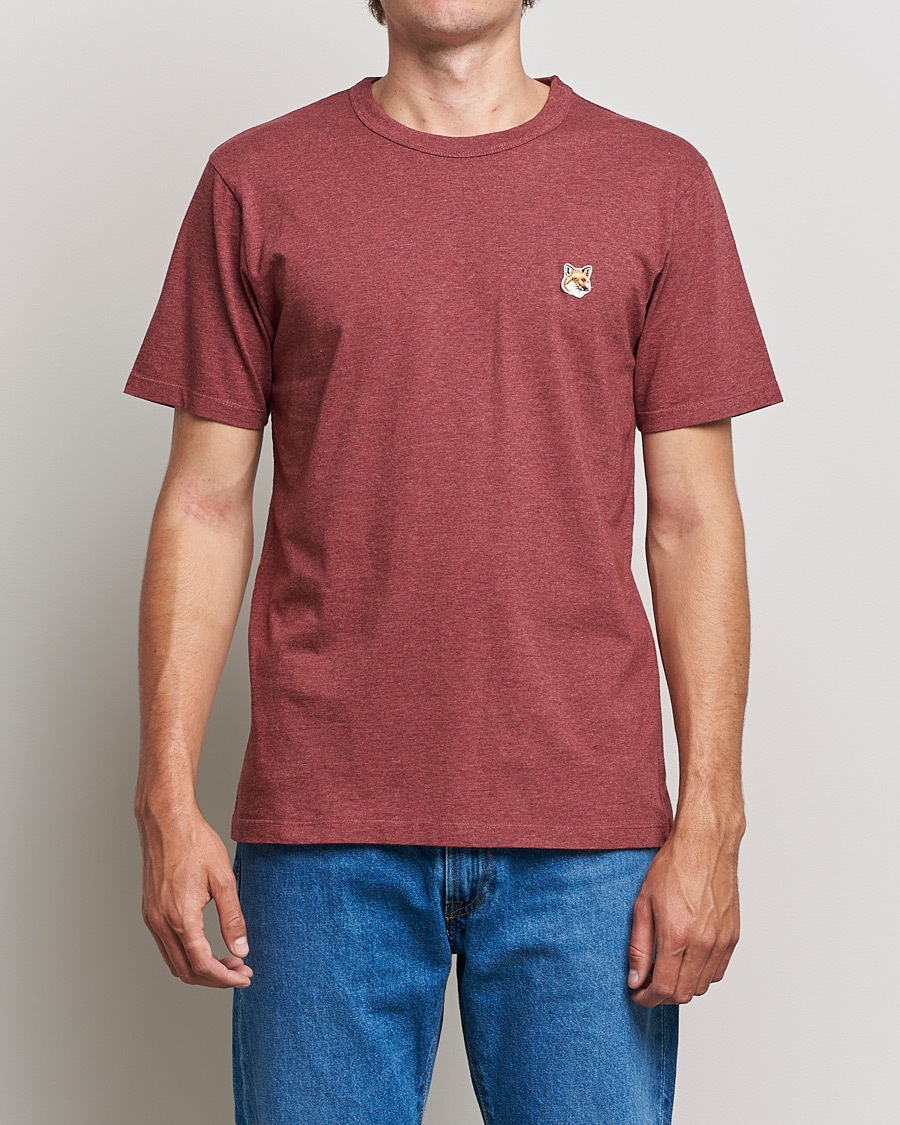 Men | T-Shirts | Maison Kitsuné | Fox Head Tee Wine