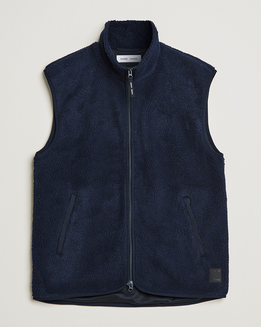Men | Sweaters & Knitwear | Samsøe Samsøe | Samsøe & Samsøe Rune Fleece Vest Salute