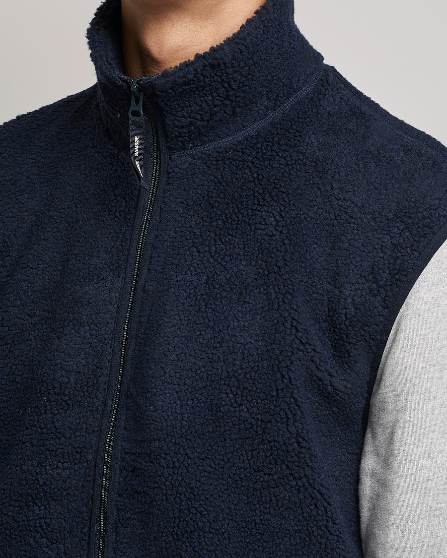 Men | Sweaters & Knitwear | Samsøe Samsøe | Samsøe & Samsøe Rune Fleece Vest Salute