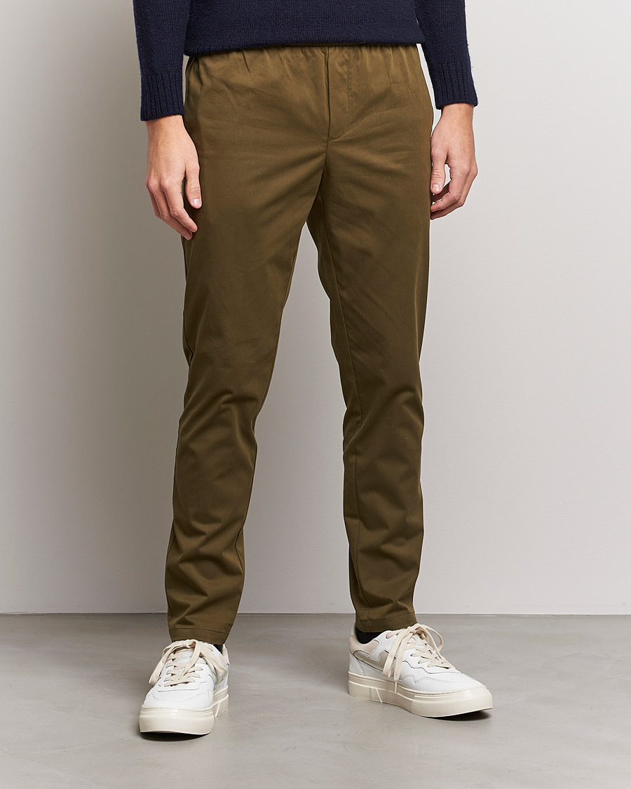Men | Trousers | Samsøe Samsøe | Samsøe & Samsøe Smithy Trousers Dark Olive