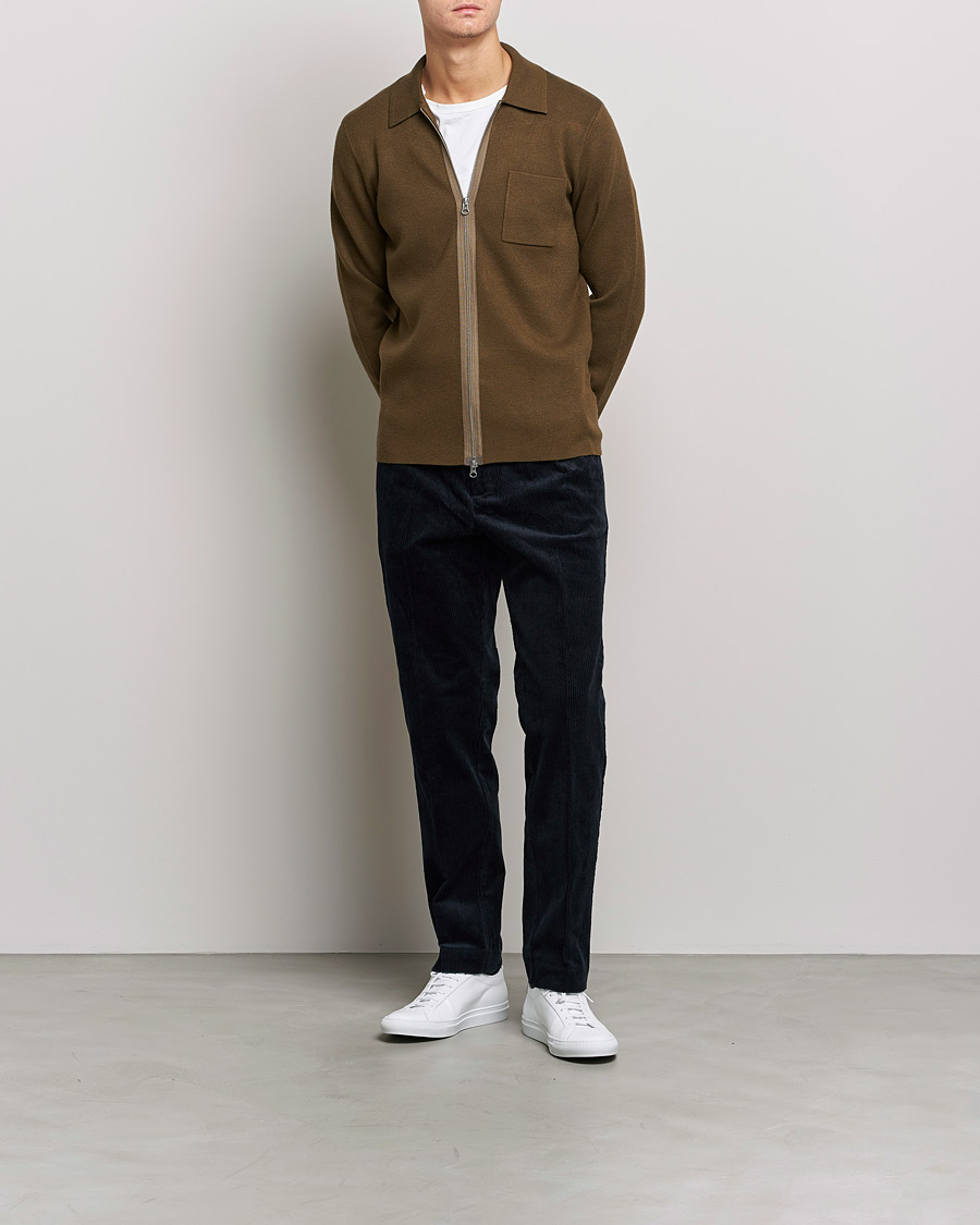 Men | Trousers | Samsøe Samsøe | Fleix Corduroy Trousers Salute Navy