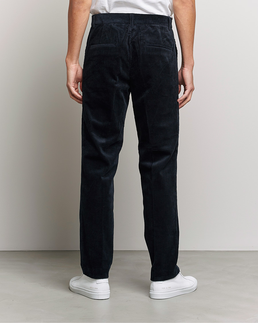 Men | Trousers | Samsøe Samsøe | Fleix Corduroy Trousers Salute Navy