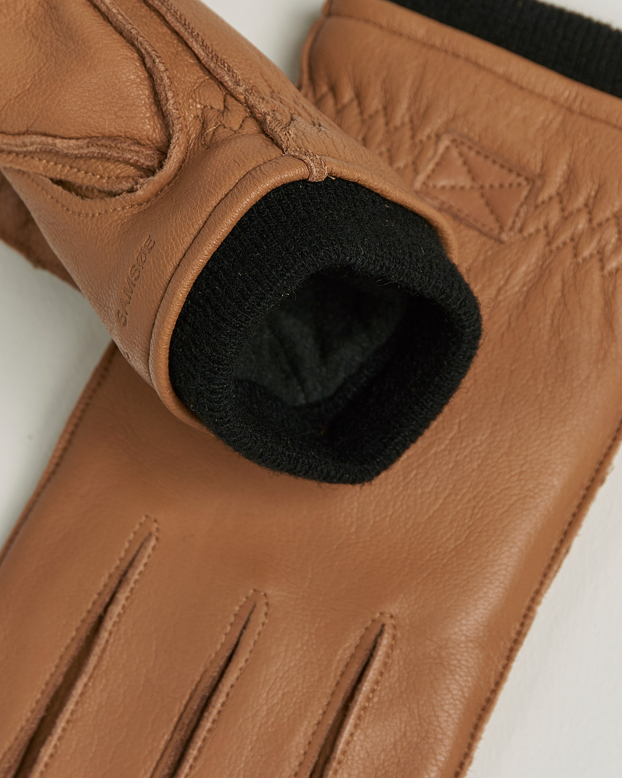 Men | Samsøe & Samsøe Kye Gloves Brown Sugar | Samsøe Samsøe | Samsøe & Samsøe Kye Gloves Brown Sugar
