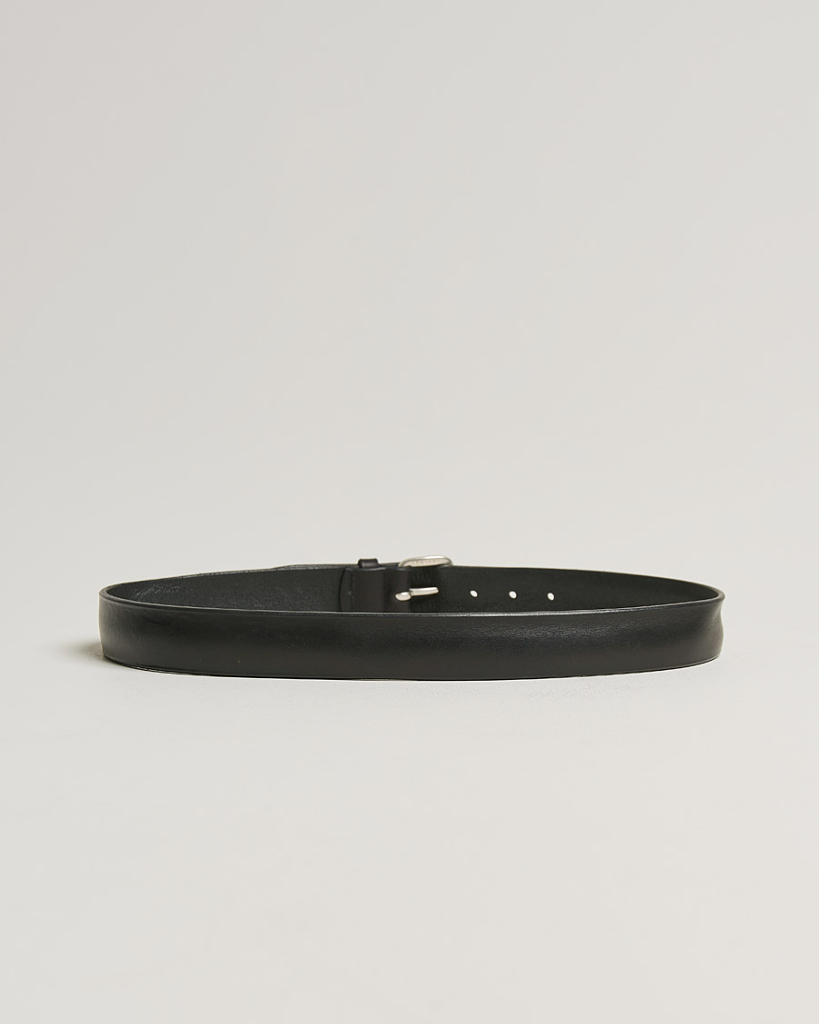 Men | Orciani Vachetta Belt 3,5 cm Black | Orciani | Vachetta Belt 3,5 cm Black