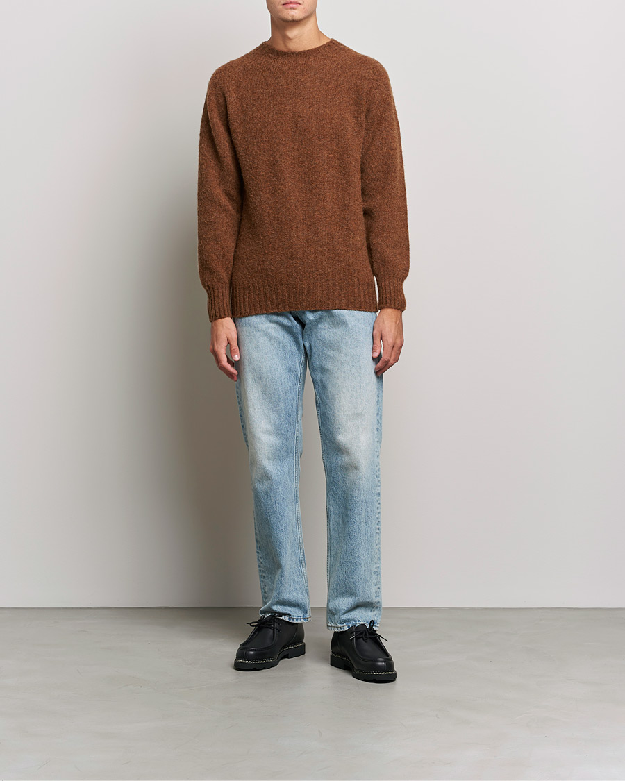 Men | Sweaters & Knitwear | Howlin' | Brushed Wool Sweater Nuts