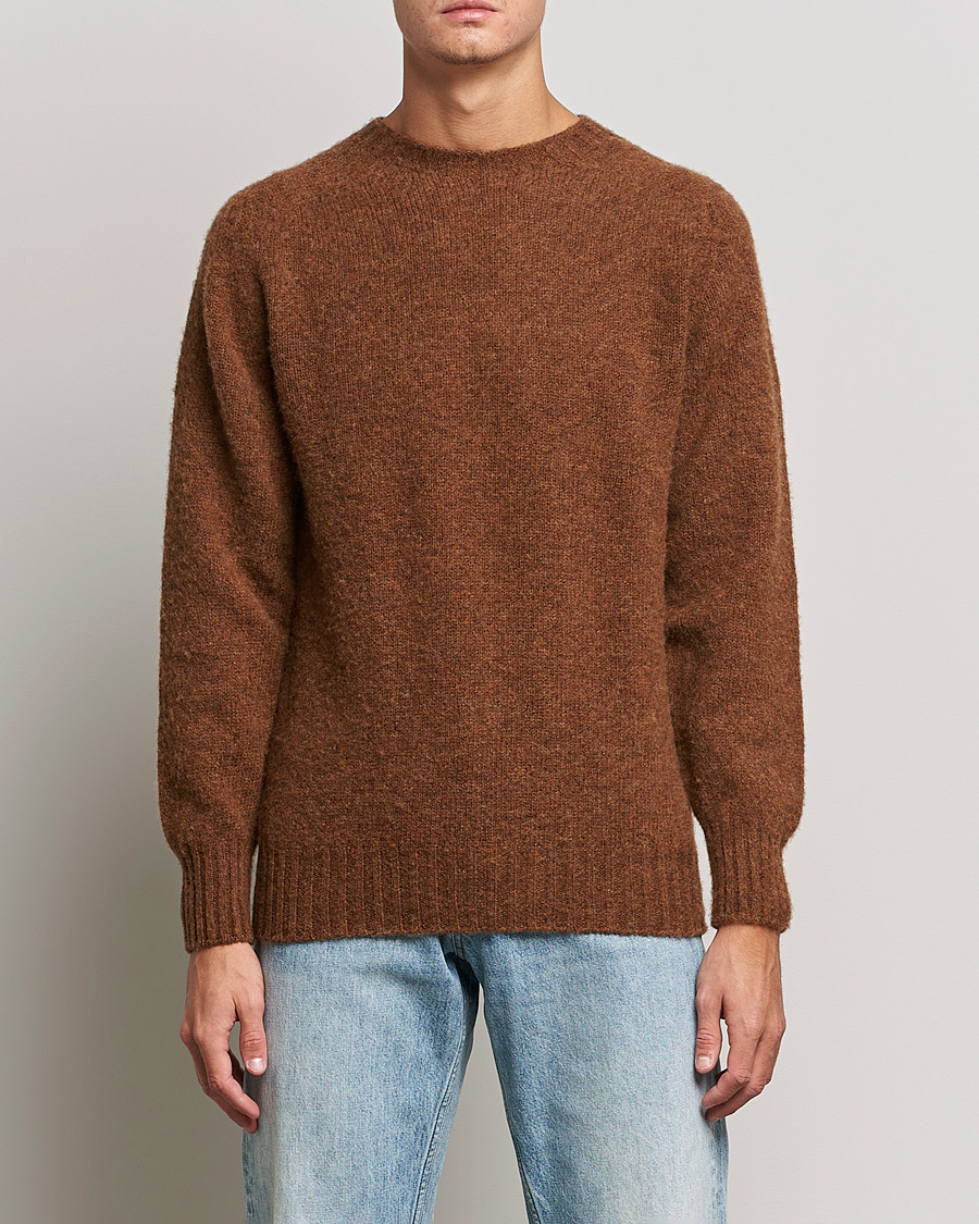 Men | Sweaters & Knitwear | Howlin' | Brushed Wool Sweater Nuts