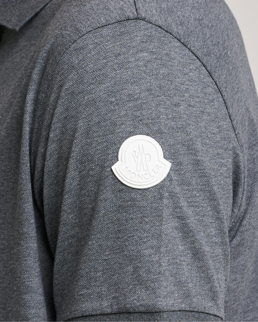 Men | Polo Shirts | Moncler | Tricolore Rib Polo Black