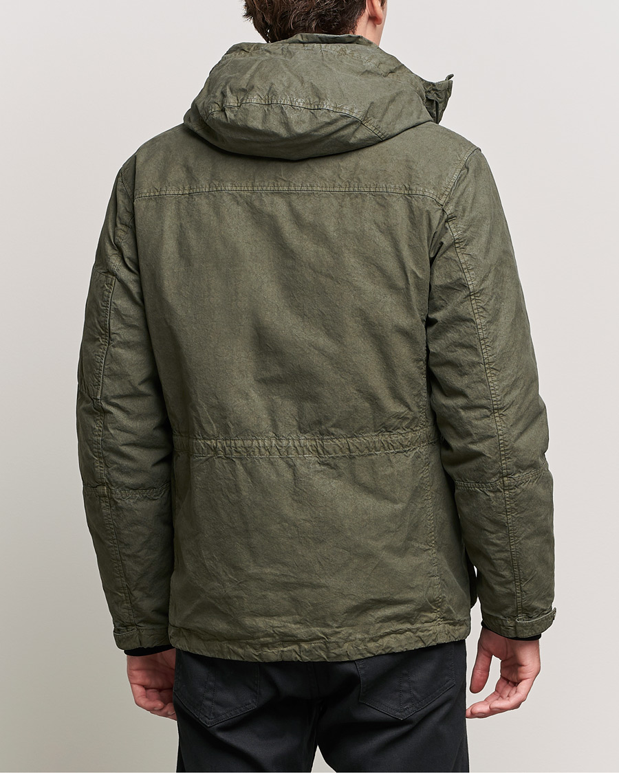 Men | Coats & Jackets | C.P. Company | Ba-Tic Wax Resistance Two in One Jacket Dark Green