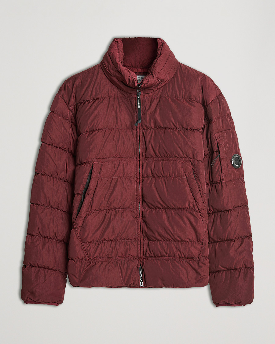 Men | Coats & Jackets | C.P. Company | Eco-Chrome R Lightweight Down Jacket Wine