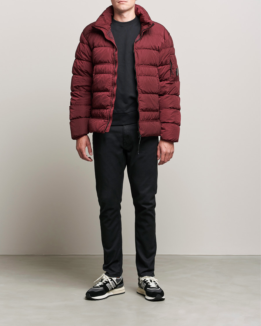 Men | Coats & Jackets | C.P. Company | Eco-Chrome R Lightweight Down Jacket Wine