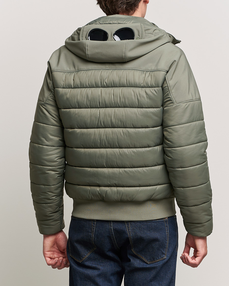 Men | Coats & Jackets | C.P. Company | CP Shell - R Mixed Goggle Jacket Green