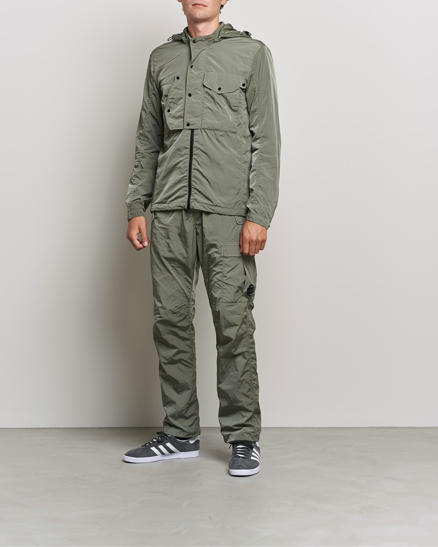 Men | Coats & Jackets | C.P. Company | Chrome R Hooded Shirt Jacket Green